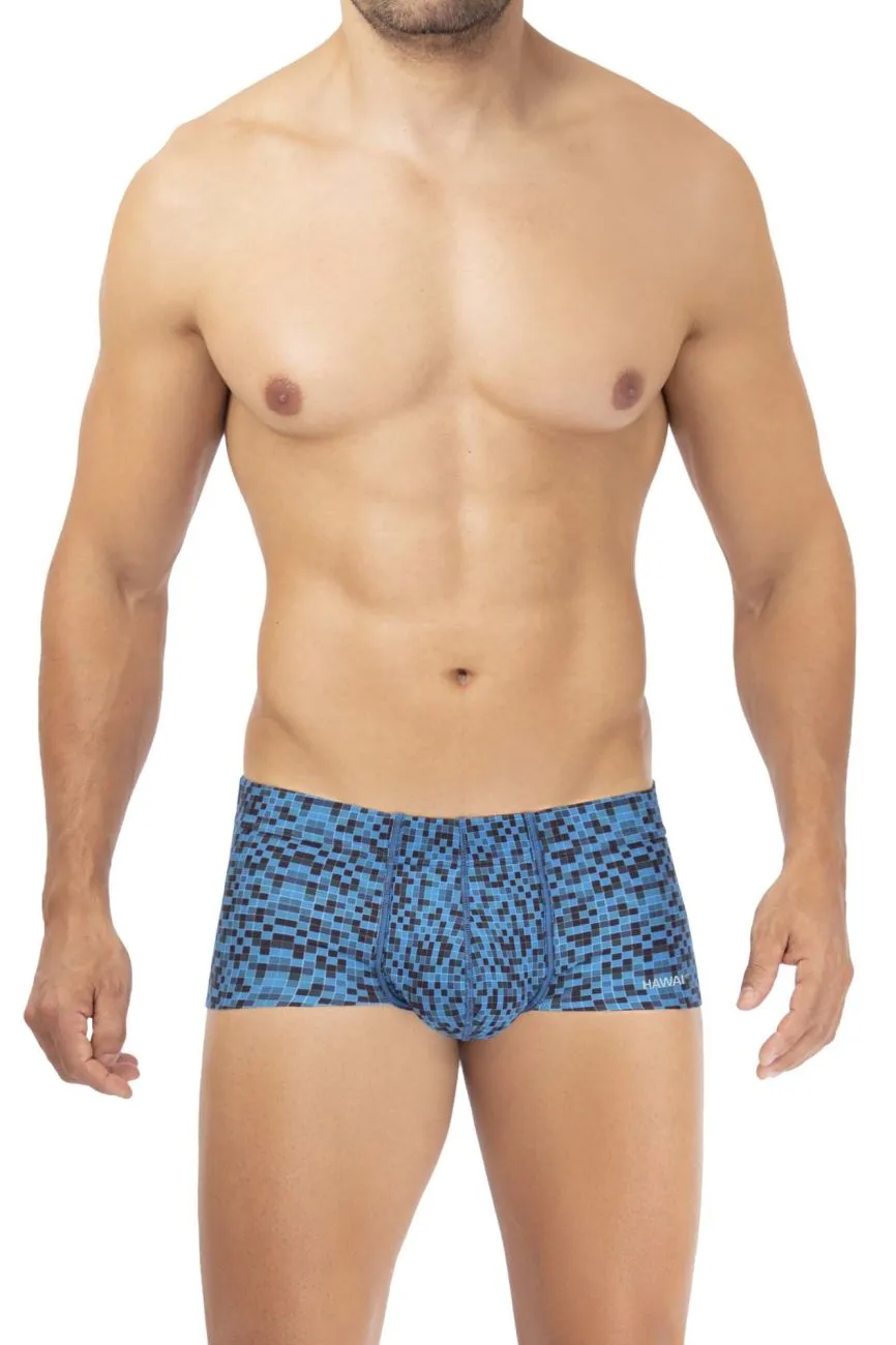 Bekleidung_Hawair_Herrenunterwäsche HAWAI 42321 Mikrofaser-Boxershorts Farbe Blau