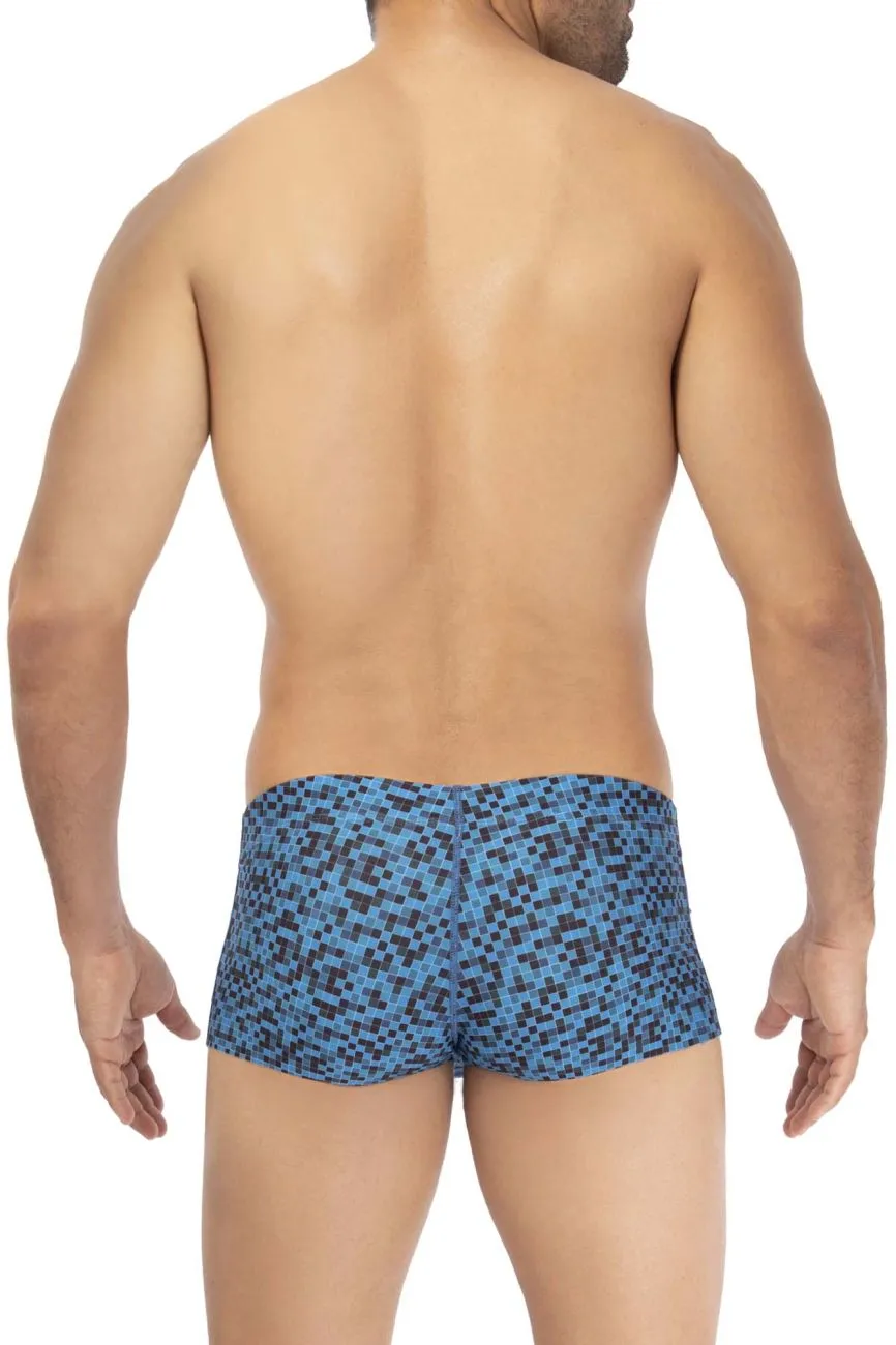 Bekleidung_Hawair_Herrenunterwäsche HAWAI 42321 Mikrofaser-Boxershorts Farbe Blau