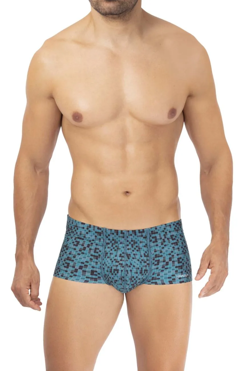 Bekleidung_Hawair_Herrenunterwäsche HAWAI 42321 Mikrofaser-Boxershorts Farbe Grün