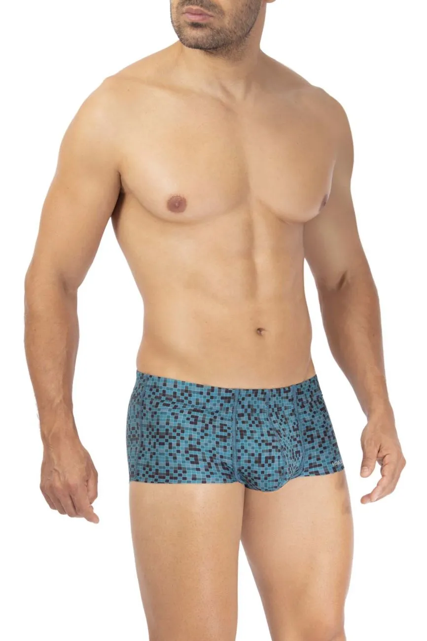 Bekleidung_Hawair_Herrenunterwäsche HAWAI 42321 Mikrofaser-Boxershorts Farbe Grün