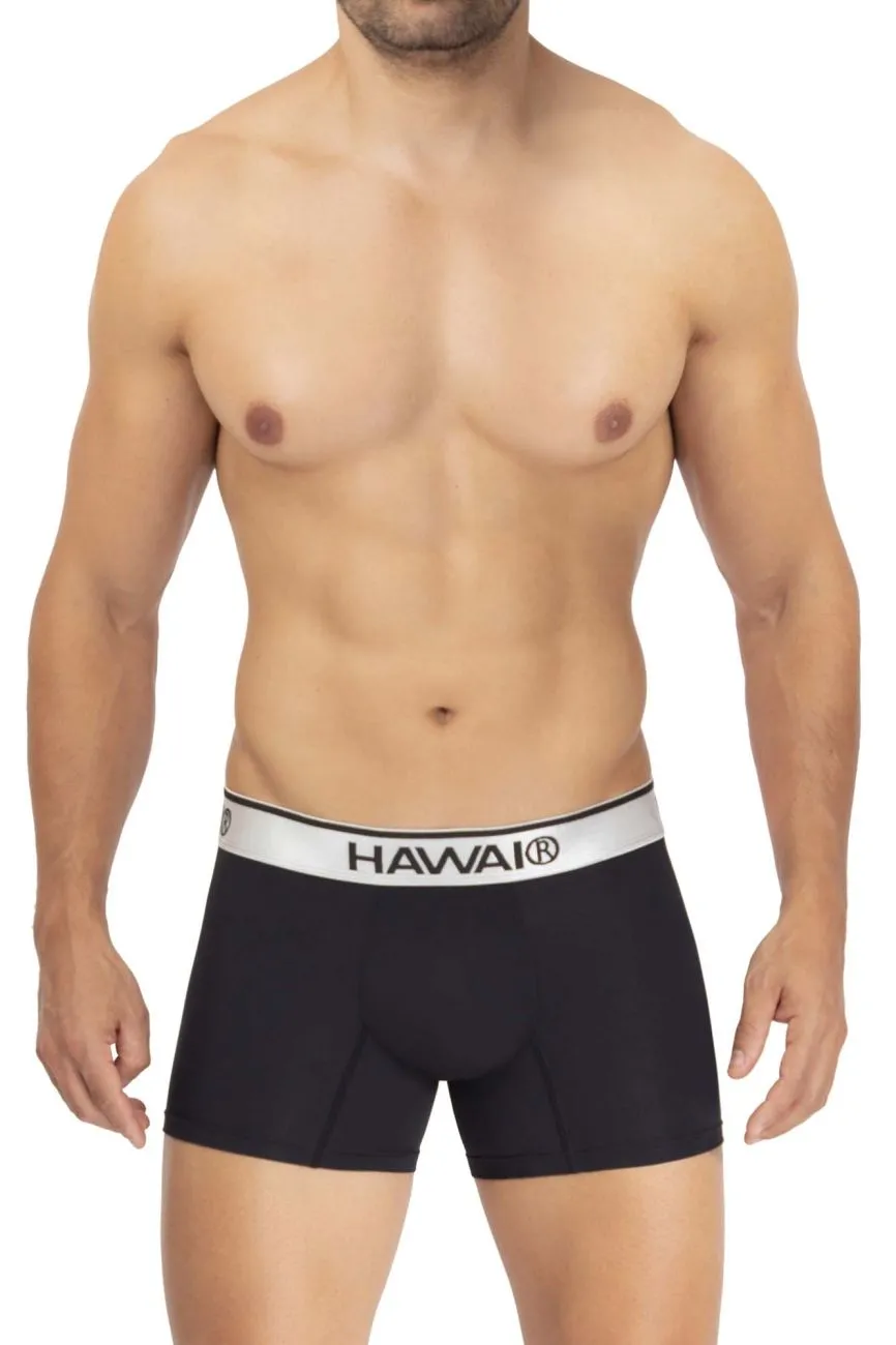 Bekleidung_Hawair_Herrenunterwäsche HAWAI 42326 Mikrofaser-Boxershorts Farbe Schwarz