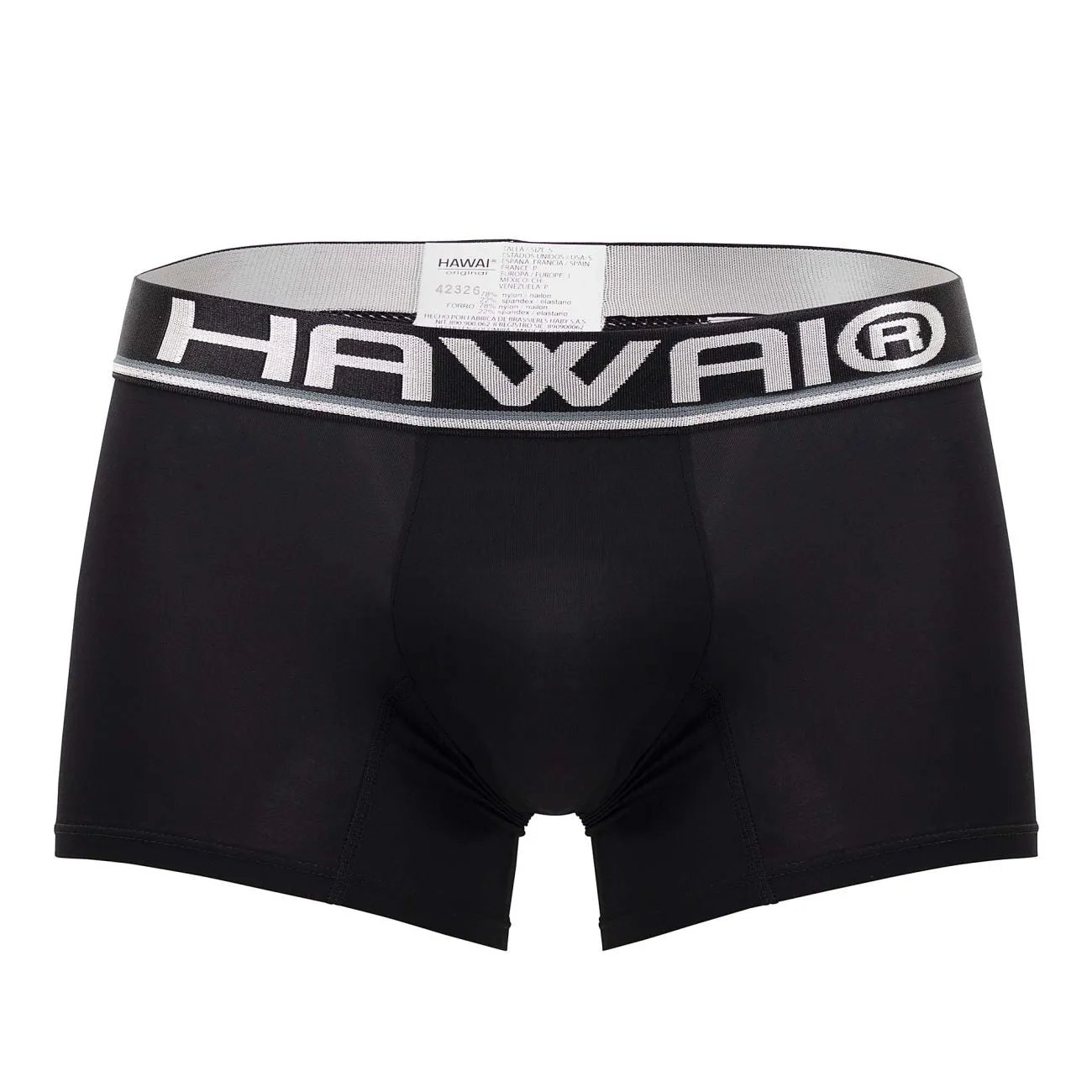 Bekleidung_Hawair_Herrenunterwäsche HAWAI 42326 Mikrofaser-Boxershorts Farbe Schwarz