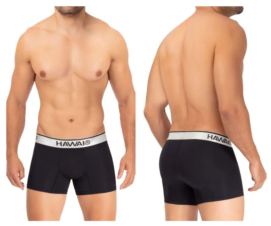 Bekleidung_Hawair_Herrenunterwäsche HAWAI 42326 Mikrofaser-Boxershorts Farbe Schwarz