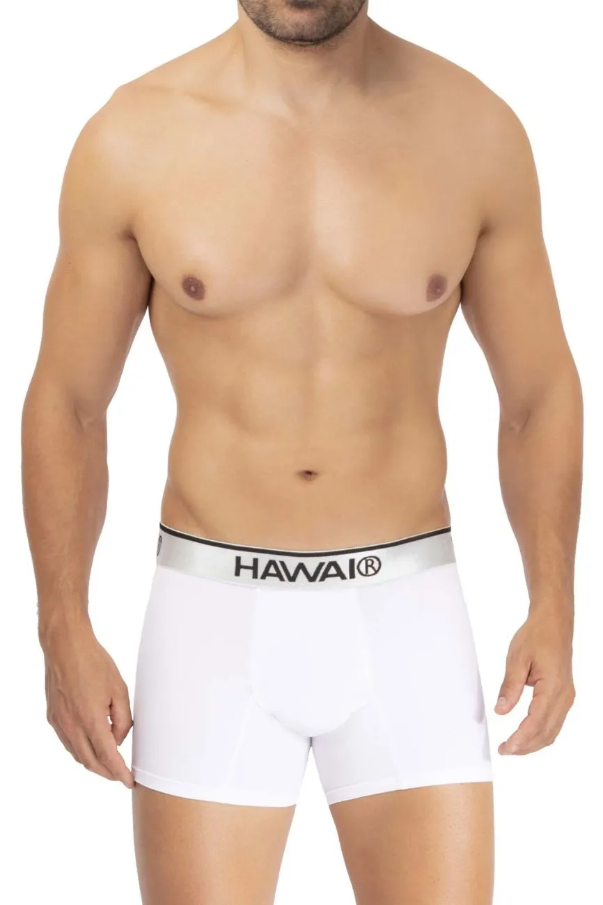 Bekleidung_Hawair_Herrenunterwäsche HAWAI 42326 Mikrofaser-Boxershorts Farbe Weiß