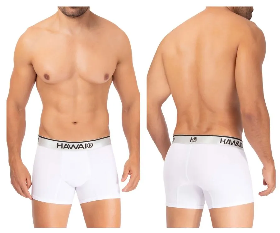 Bekleidung_Hawair_Herrenunterwäsche HAWAI 42326 Mikrofaser-Boxershorts Farbe Weiß