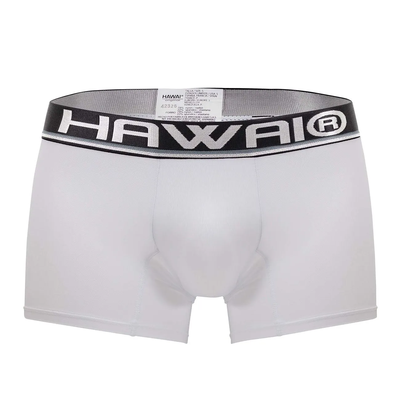 Bekleidung_Hawair_Herrenunterwäsche HAWAI 42326 Mikrofaser-Boxershorts Farbe Weiß