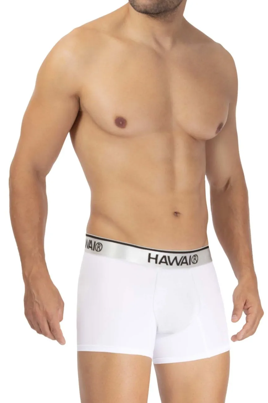Bekleidung_Hawair_Herrenunterwäsche HAWAI 42326 Mikrofaser-Boxershorts Farbe Weiß