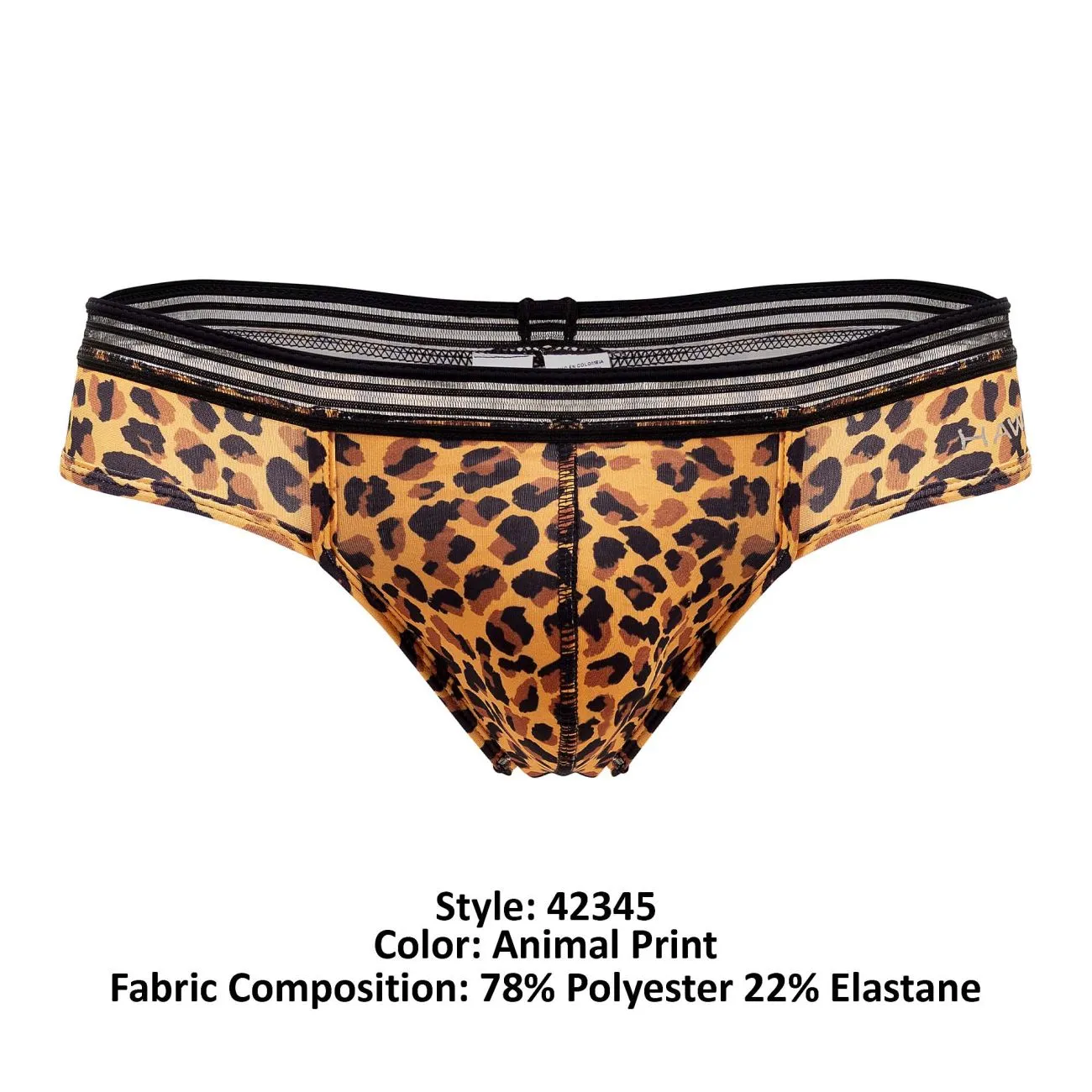 Bekleidung_Hawair_Herrenunterwäsche HAWAI 42345 Mikrofaser-Tangas Farbe Animal Print
