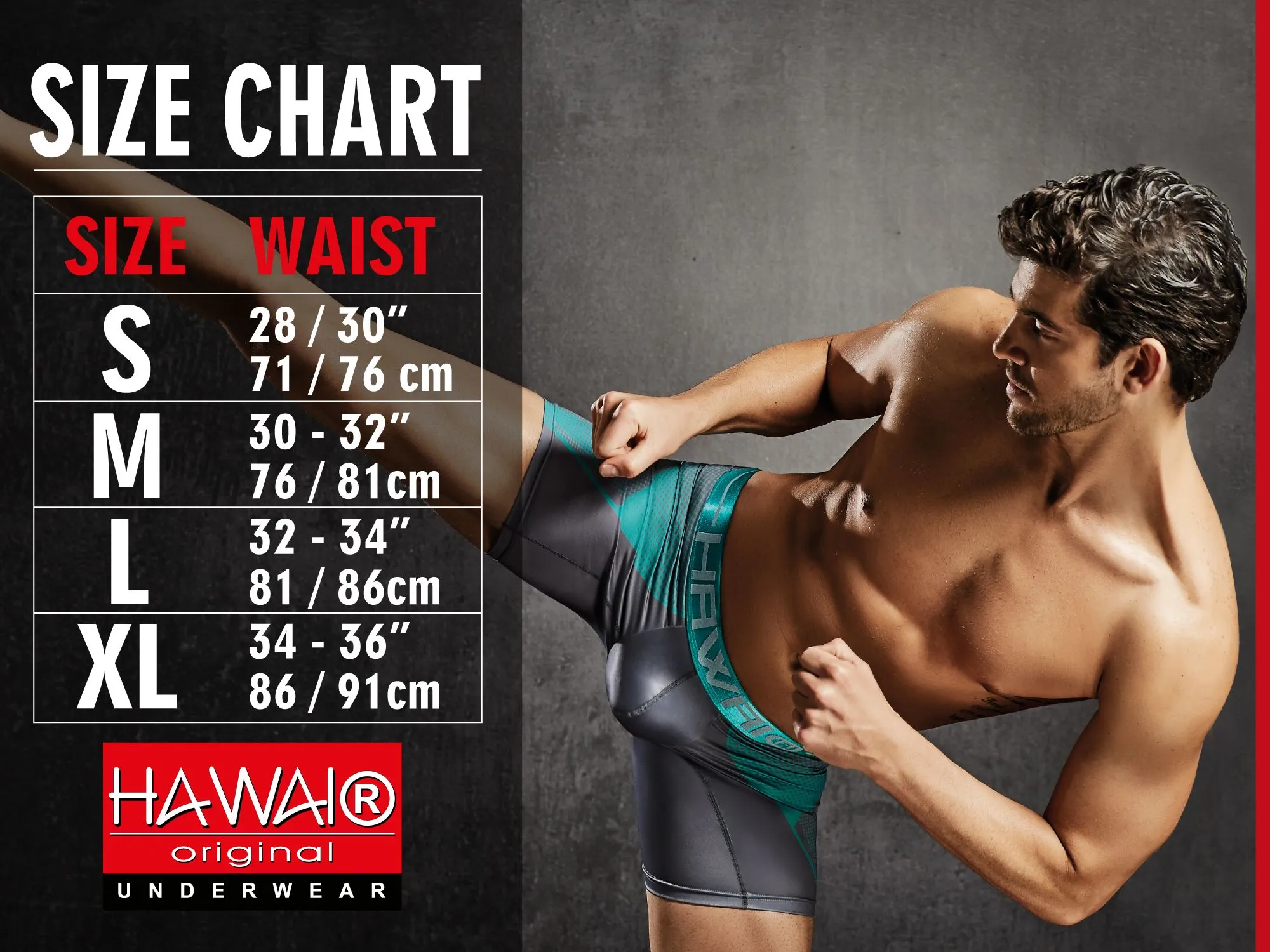 Bekleidung_Hawair_Herrenunterwäsche HAWAI 42371 Bedruckte Boxershorts Farbe Grau