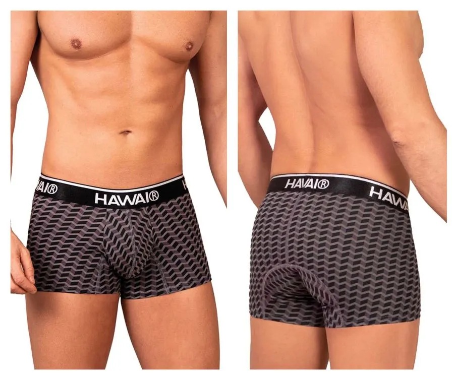 Bekleidung_Hawair_Herrenunterwäsche HAWAI 42371 Bedruckte Boxershorts Farbe Grau