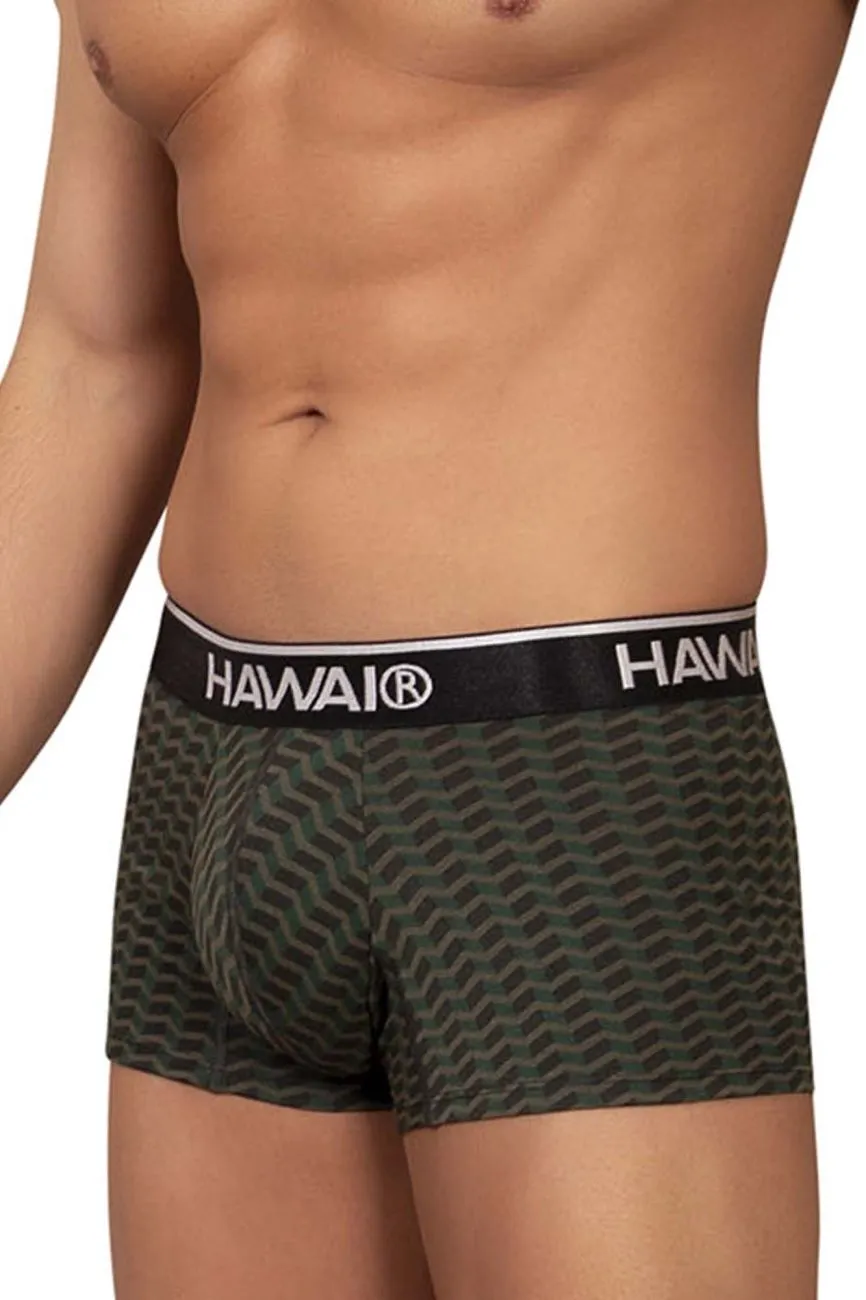 Bekleidung_Hawair_Herrenunterwäsche HAWAI 42371 Bedruckte Boxershorts Farbe Grün