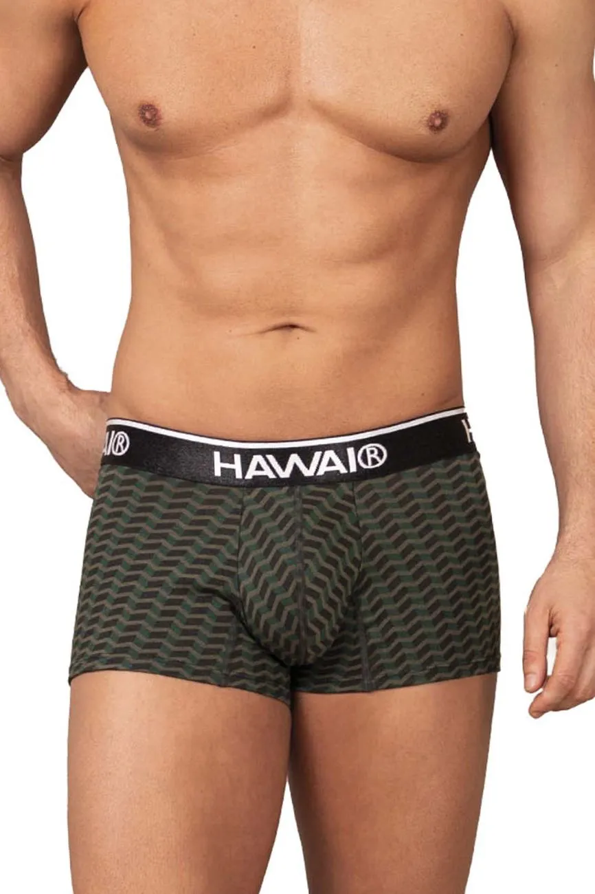 Bekleidung_Hawair_Herrenunterwäsche HAWAI 42371 Bedruckte Boxershorts Farbe Grün
