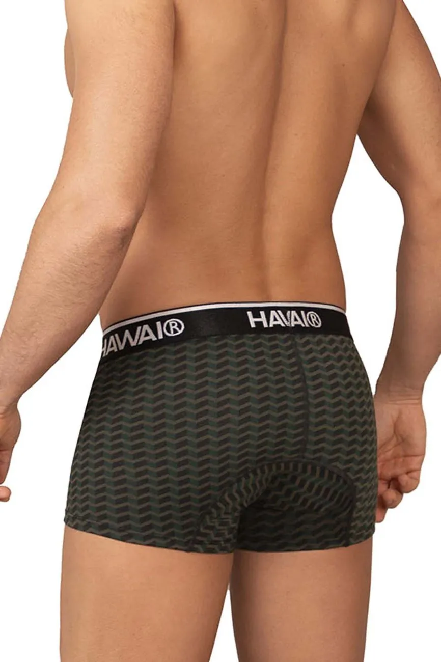 Bekleidung_Hawair_Herrenunterwäsche HAWAI 42371 Bedruckte Boxershorts Farbe Grün