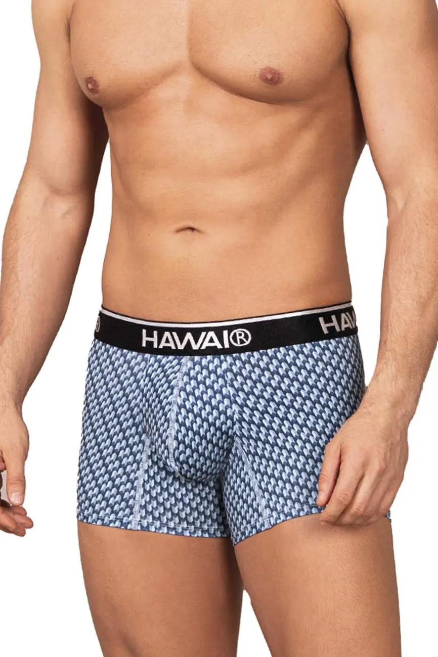 Bekleidung_Hawair_Herrenunterwäsche HAWAI 42420 Bedruckte Boxershorts Farbe Blau