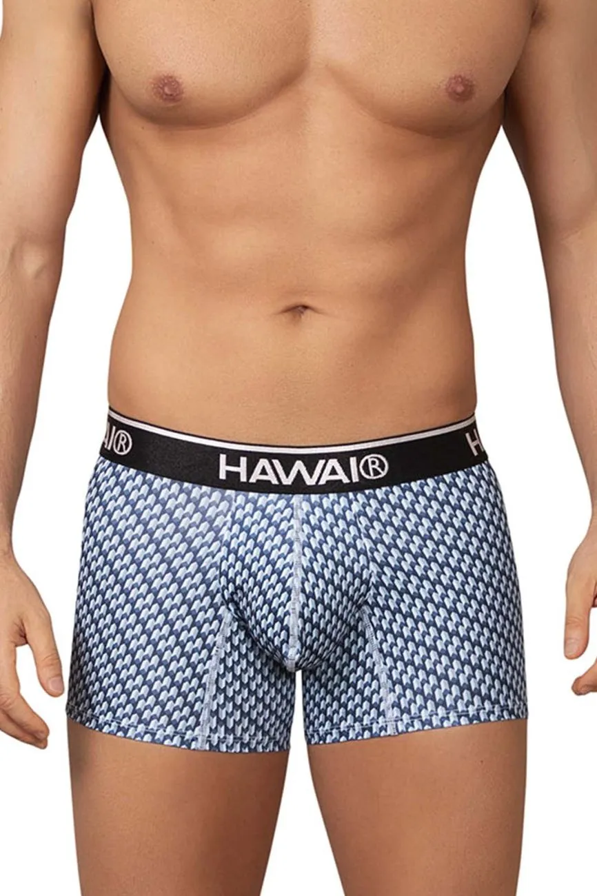 Bekleidung_Hawair_Herrenunterwäsche HAWAI 42420 Bedruckte Boxershorts Farbe Blau