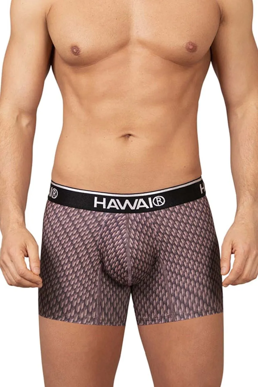 Bekleidung_Hawair_Herrenunterwäsche HAWAI 42420 Bedruckte Boxershorts Farbe Kakao