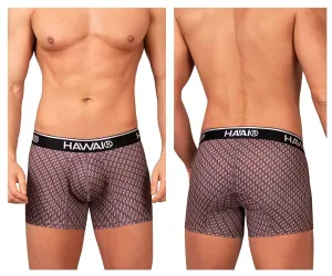 Bekleidung_Hawair_Herrenunterwäsche HAWAI 42420 Bedruckte Boxershorts Farbe Kakao