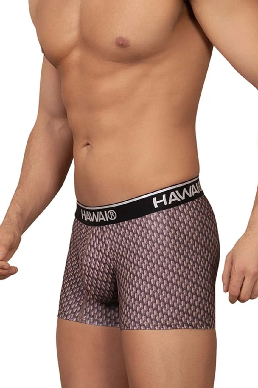 Bekleidung_Hawair_Herrenunterwäsche HAWAI 42420 Bedruckte Boxershorts Farbe Kakao