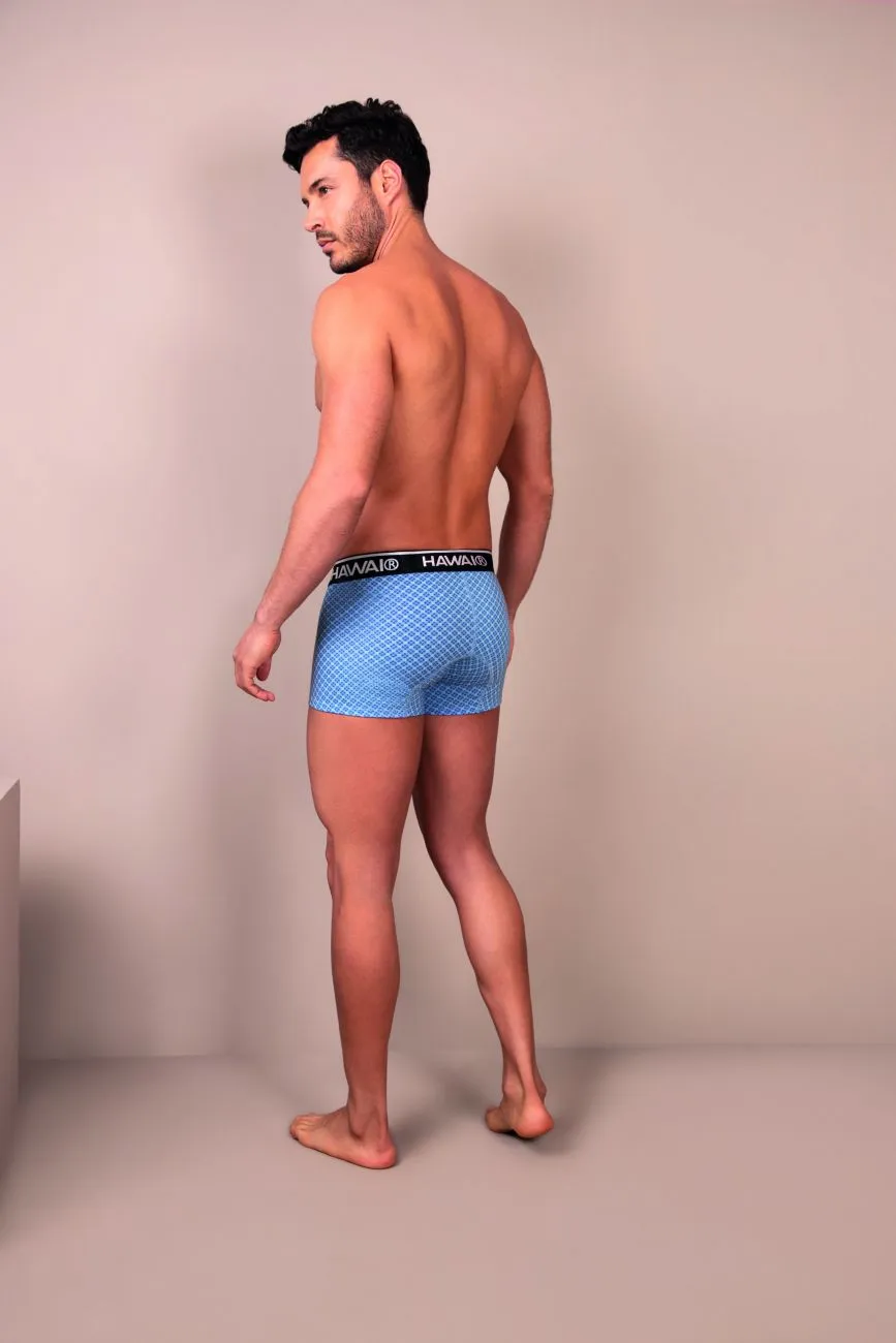 Bekleidung_Hawair_Herrenunterwäsche HAWAI 42421 Bedruckte Boxershorts Farbe Blau