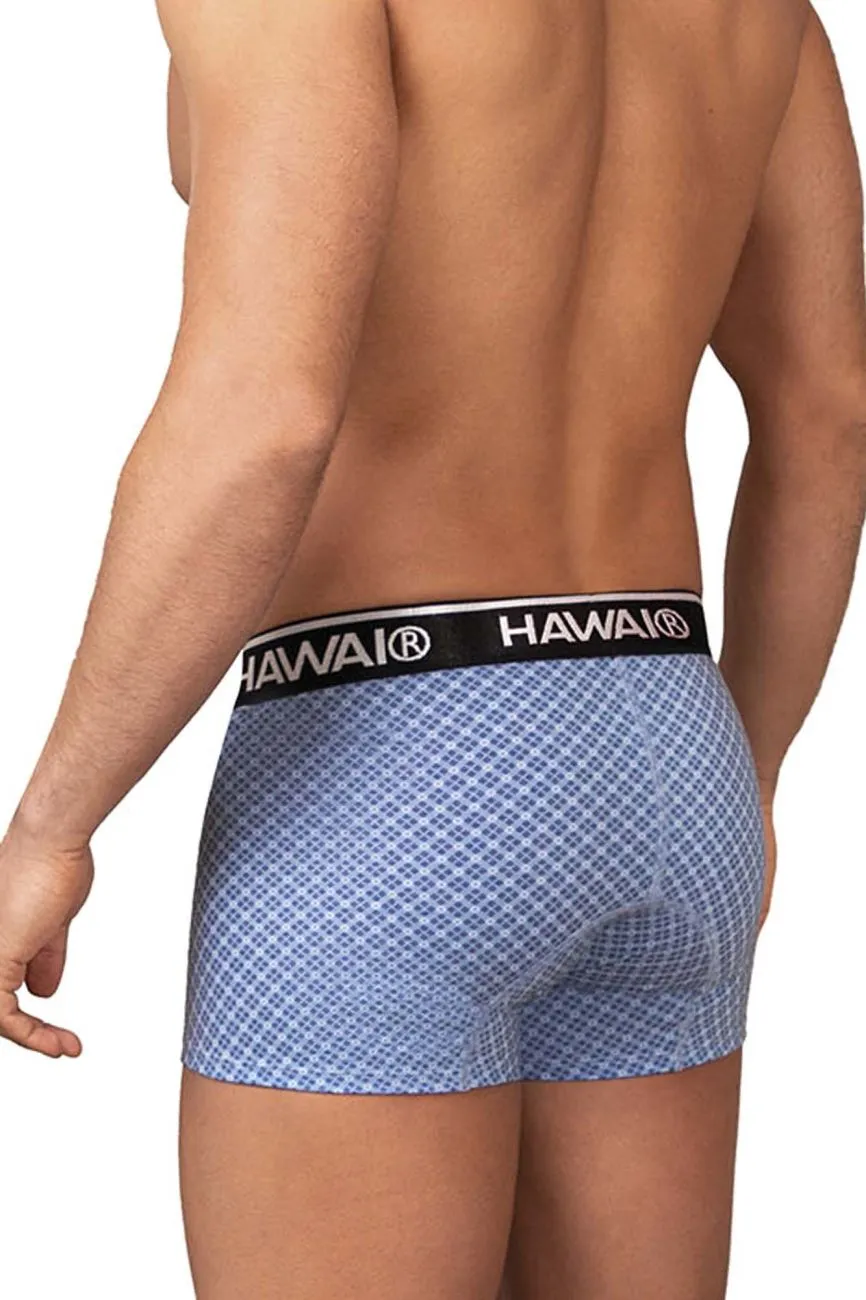 Bekleidung_Hawair_Herrenunterwäsche HAWAI 42421 Bedruckte Boxershorts Farbe Blau