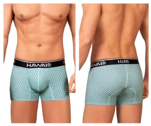 Bekleidung_Hawair_Herrenunterwäsche HAWAI 42421 Bedruckte Boxershorts Farbe Grün