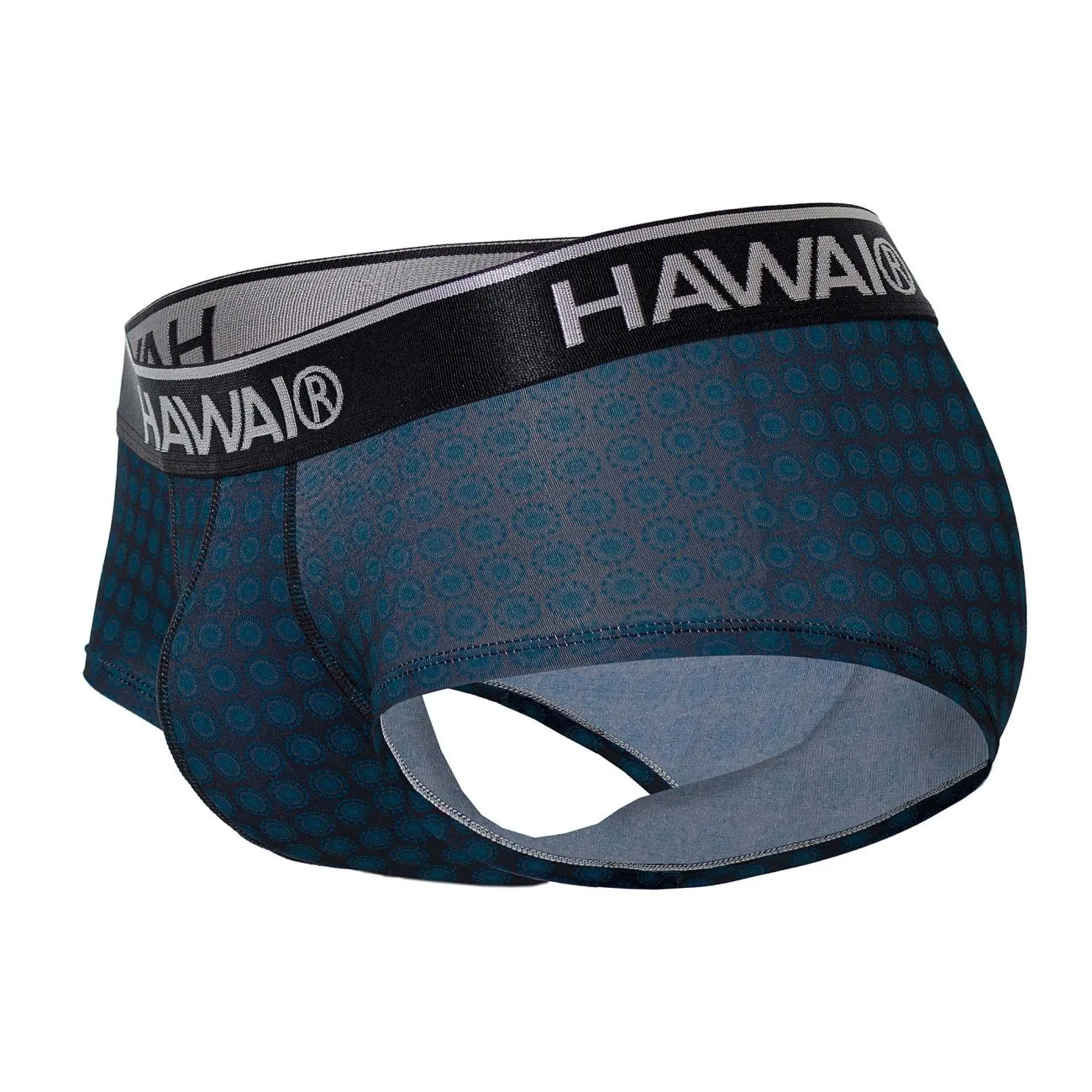 Bekleidung_Hawair_Herrenunterwäsche HAWAI 42430 Bedruckte Slips Farbe Blau