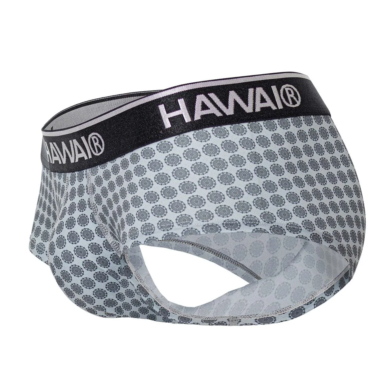 Bekleidung_Hawair_Herrenunterwäsche HAWAI 42430 Bedruckte Slipunterhose Farbe Grau