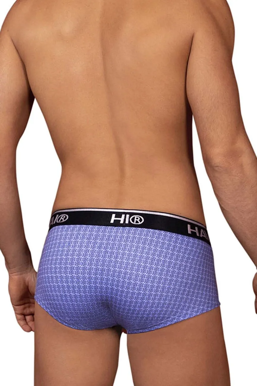 Bekleidung_Hawair_Herrenunterwäsche HAWAI 42431 Bedruckte Slipunterhose Farbe Blau