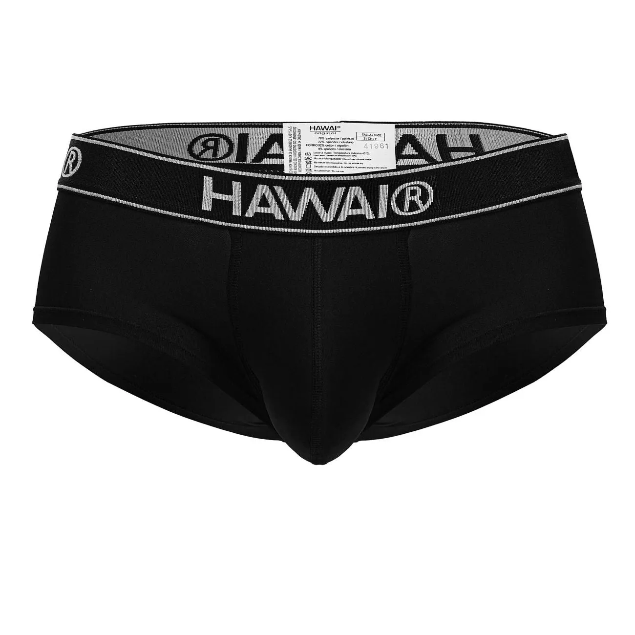 Bekleidung_Hawair_Herrenunterwäsche HAWAIR 41961 Mikrofaser-Slip Farbe Schwarz