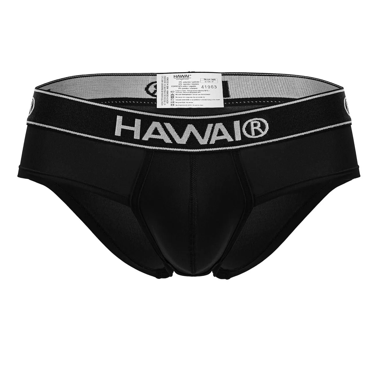 Bekleidung_Hawair_Herrenunterwäsche HAWAIR 41963 Mikrofaser-Slip Farbe Schwarz