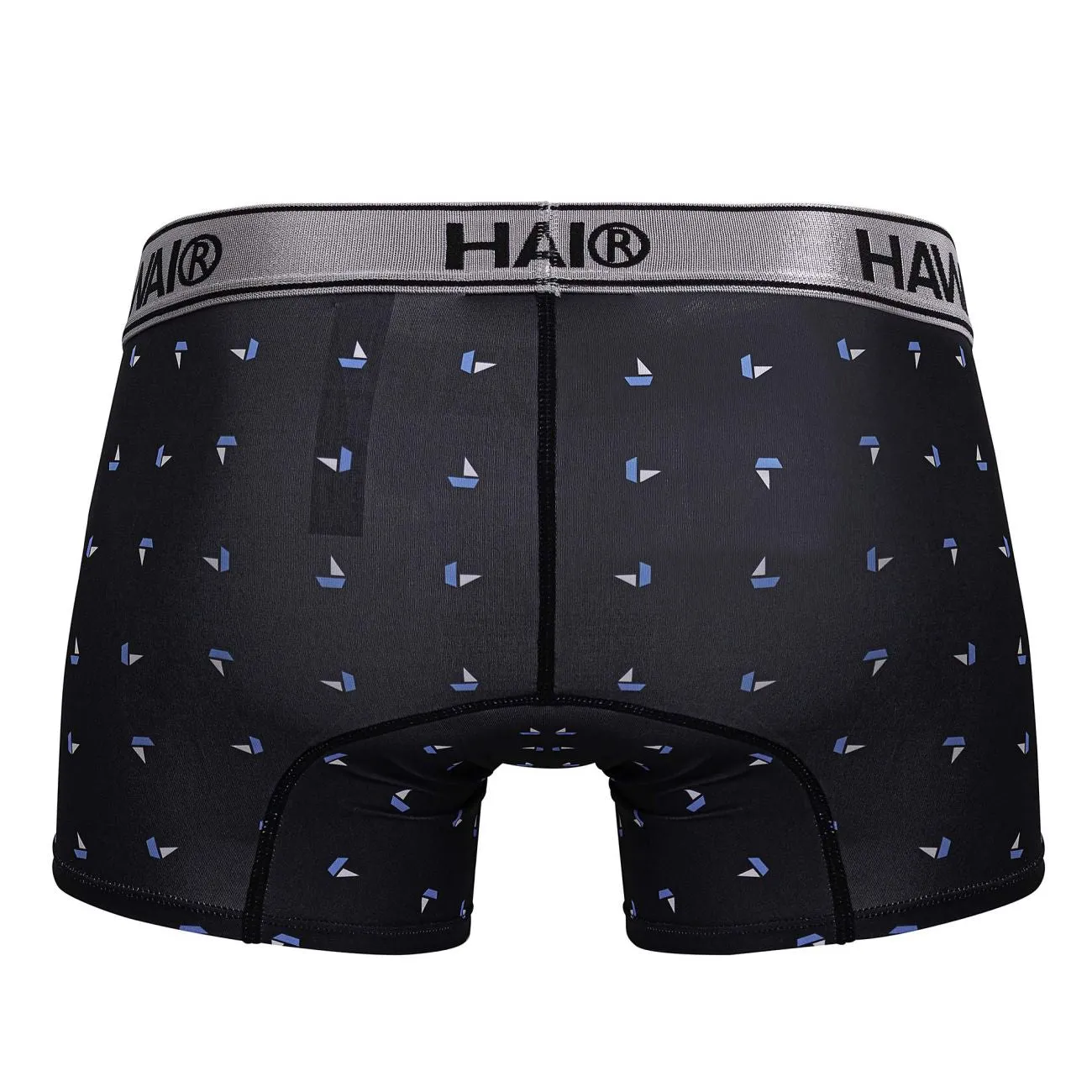 Bekleidung_Hawair_Herrenunterwäsche HAWAIR 42470 Bedruckte Mikrofaser-Boxershorts Farbe Schwarz