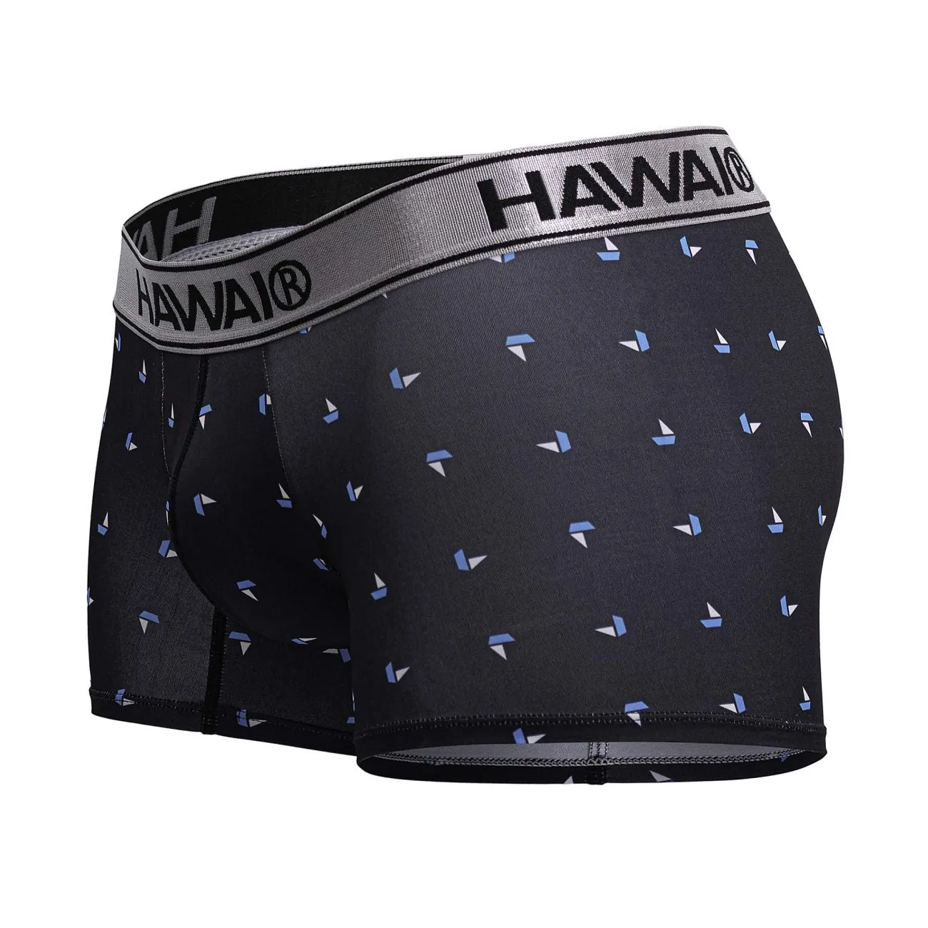 Bekleidung_Hawair_Herrenunterwäsche HAWAIR 42470 Bedruckte Mikrofaser-Boxershorts Farbe Schwarz
