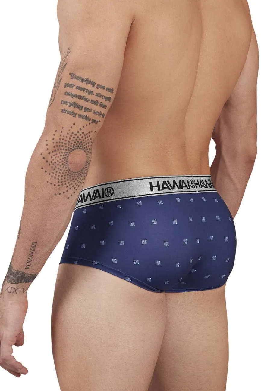 Bekleidung_Hawair_Herrenunterwäsche HAWAIR 42480 Bedruckte Mikrofaser-Sliphose Farbe Blau