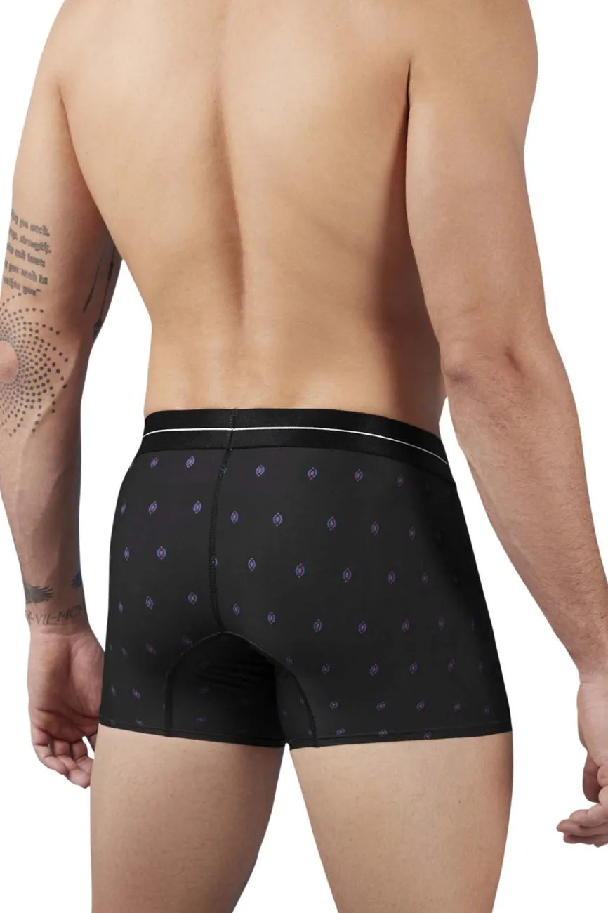 Bekleidung_Hawair_Herrenunterwäsche HAWAIR 42520 Bedruckte Mikrofaser-Boxershorts Farbe Schwarz