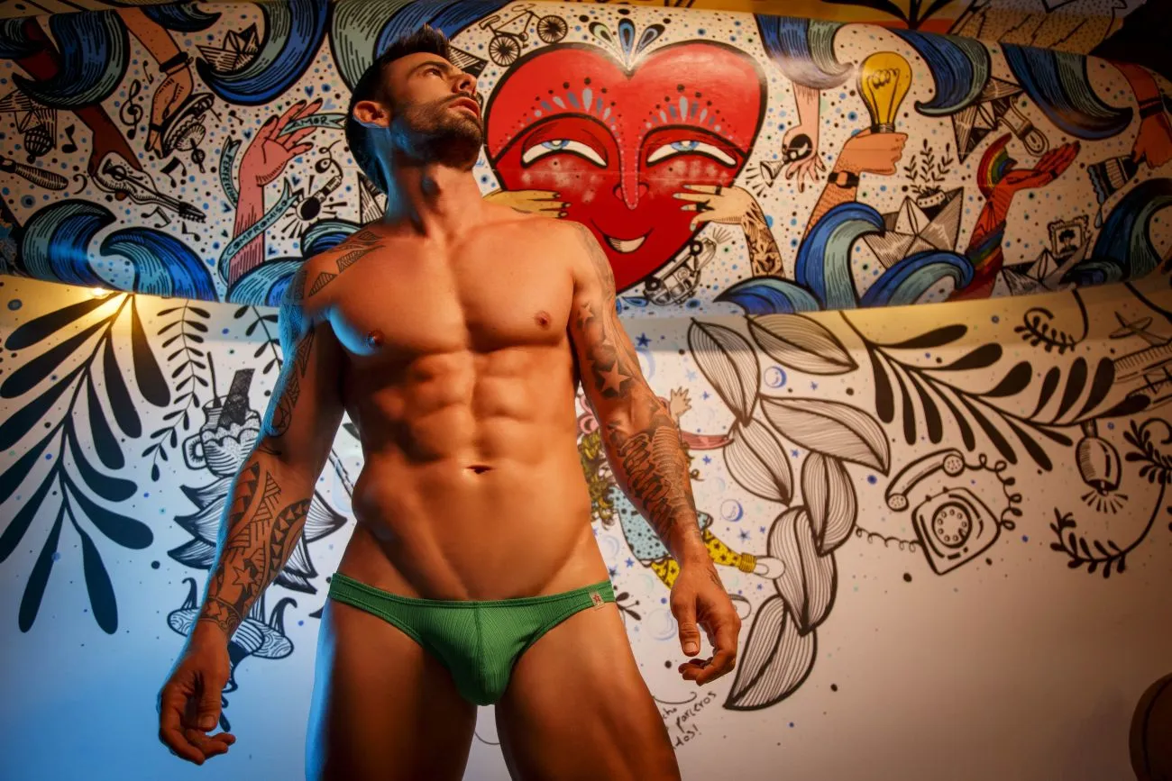 Bekleidung_Jor_Herrenunterwäsche JOR 1632 Montecarlo Jockstrap Farbe Grün