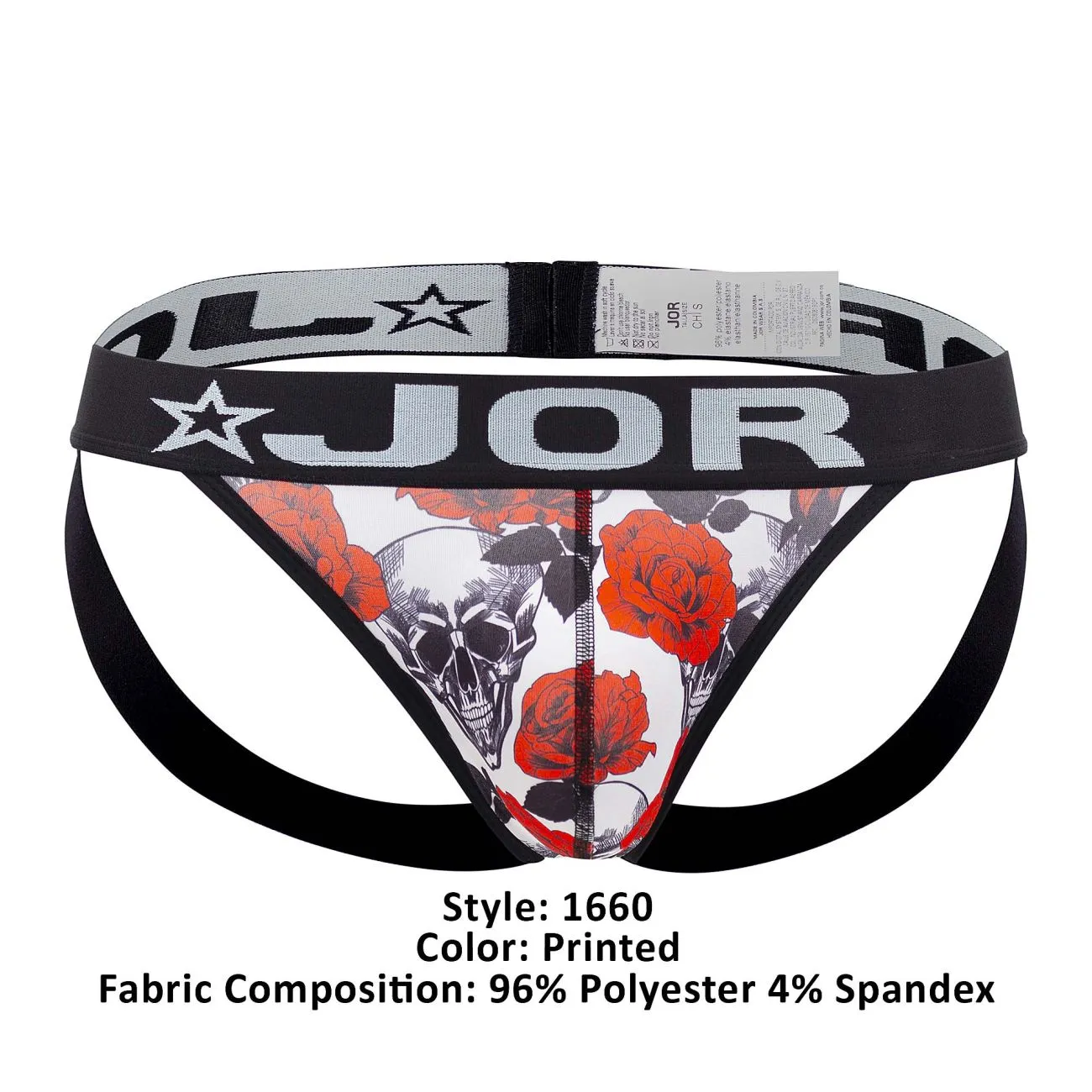 Bekleidung_Jor_Herrenunterwäsche JOR 1660 Jalisco Jockstrap Farbig Bedruckt