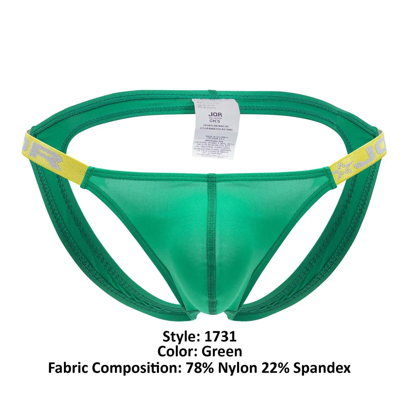 Bekleidung_Jor_Herrenunterwäsche JOR 1731 Dante Jockstrap Farbe Grün