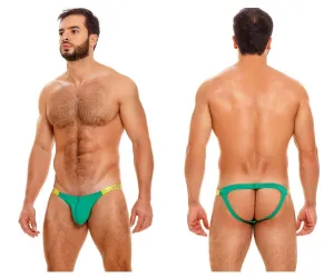 Clothing_Jor_Mens Underwear JOR 1731 Dante Jockstrap Color Green