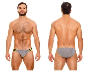 Bekleidung_Jor_Herrenunterwäsche JOR 1750 Rocco Bikini Farbe Grau
