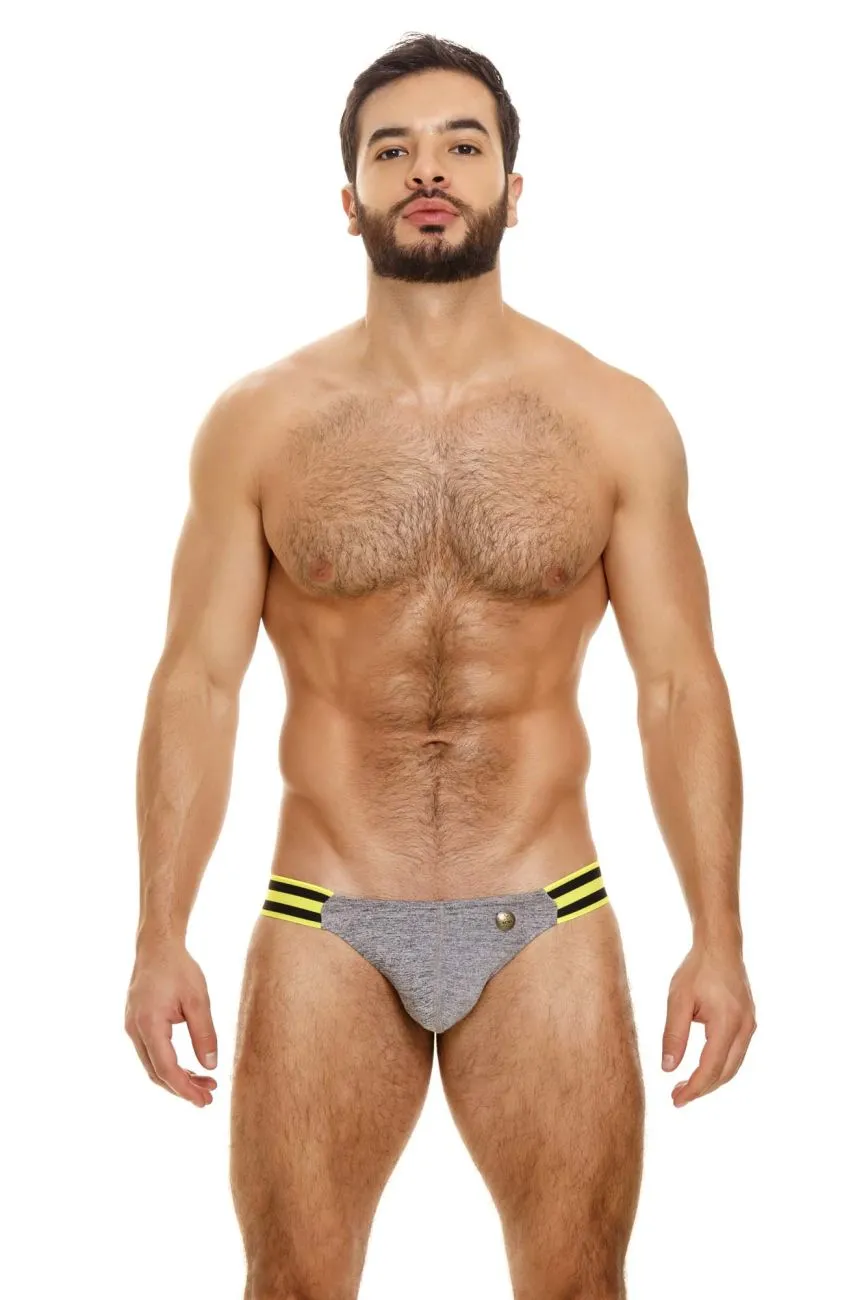 Bekleidung_Jor_Herrenunterwäsche JOR 1750 Rocco Bikini Farbe Grau
