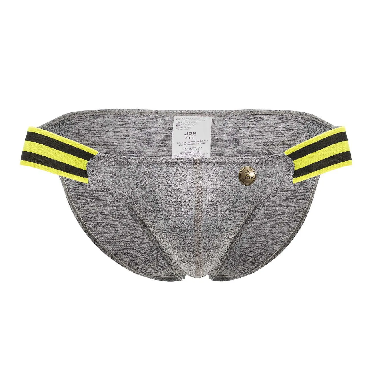 Bekleidung_Jor_Herrenunterwäsche JOR 1750 Rocco Bikini Farbe Grau