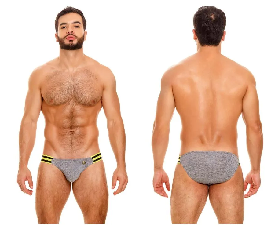 Bekleidung_Jor_Herrenunterwäsche JOR 1750 Rocco Bikini Farbe Grau