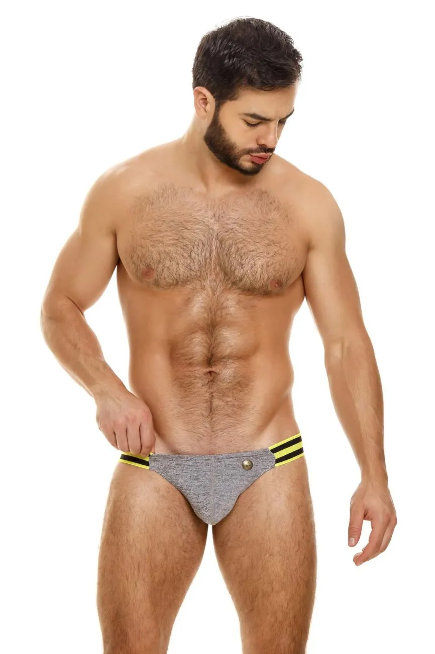 Bekleidung_Jor_Herrenunterwäsche JOR 1750 Rocco Bikini Farbe Grau