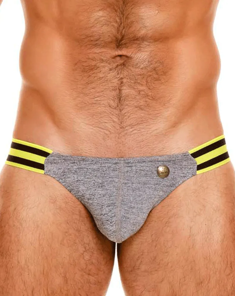 Bekleidung_Jor_Herrenunterwäsche Jor 1750 Rocco Bikini Grau
