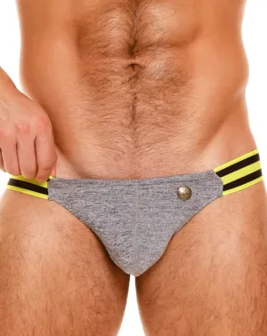 Bekleidung_Jor_Herrenunterwäsche Jor 1750 Rocco Bikini Grau