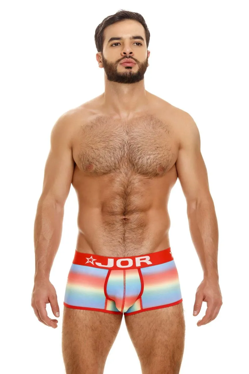 Bekleidung_Jor_Herrenunterwäsche JOR 1752 Party-Boxershorts Farbig Bedruckt