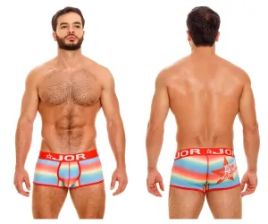 Bekleidung_Jor_Herrenunterwäsche JOR 1752 Party-Boxershorts Farbig Bedruckt
