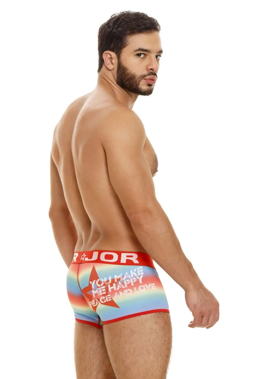 Bekleidung_Jor_Herrenunterwäsche JOR 1752 Party-Boxershorts Farbig Bedruckt