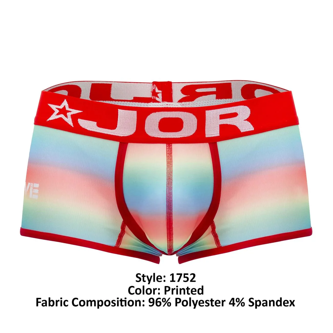 Bekleidung_Jor_Herrenunterwäsche JOR 1752 Party-Boxershorts Farbig Bedruckt