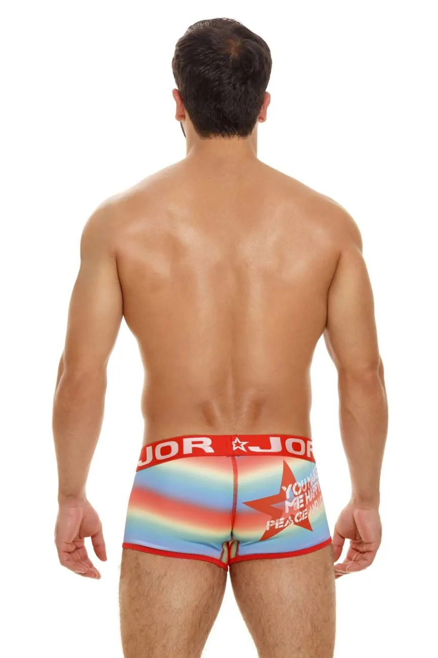 Bekleidung_Jor_Herrenunterwäsche JOR 1752 Party-Boxershorts Farbig Bedruckt